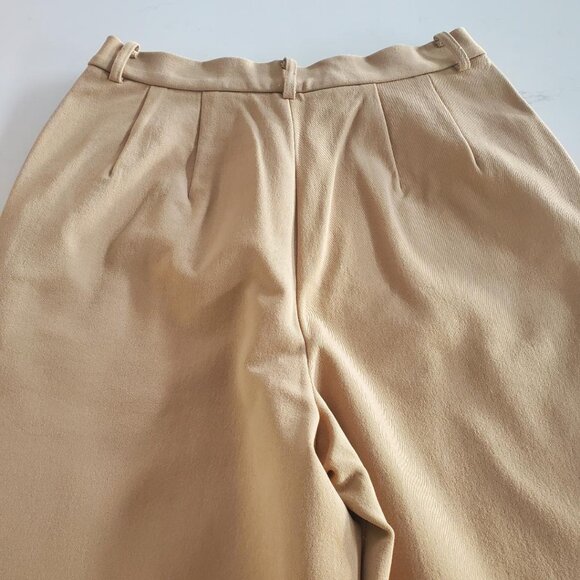 DKNY Camel/Tan Color Detachable Stirrup Strap Stretch Equestrian Style Pants 8 - Picture 7 of 10